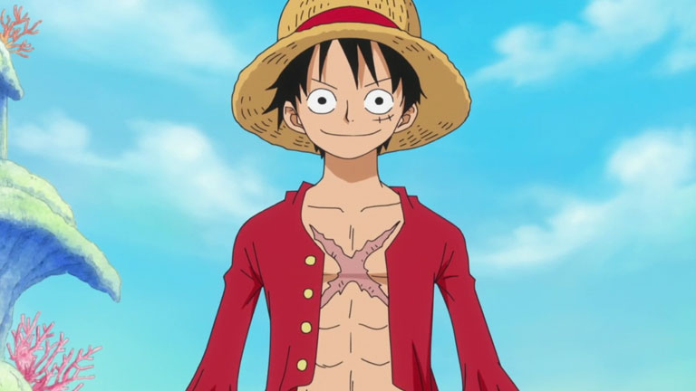 8. D'où vient la cicatrice de la poitrine de Luffy ?