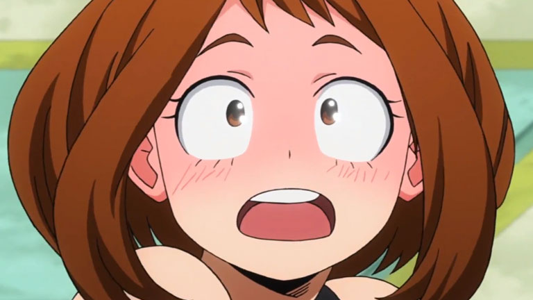 6. Ochaco : Elle est complètement bouleversée