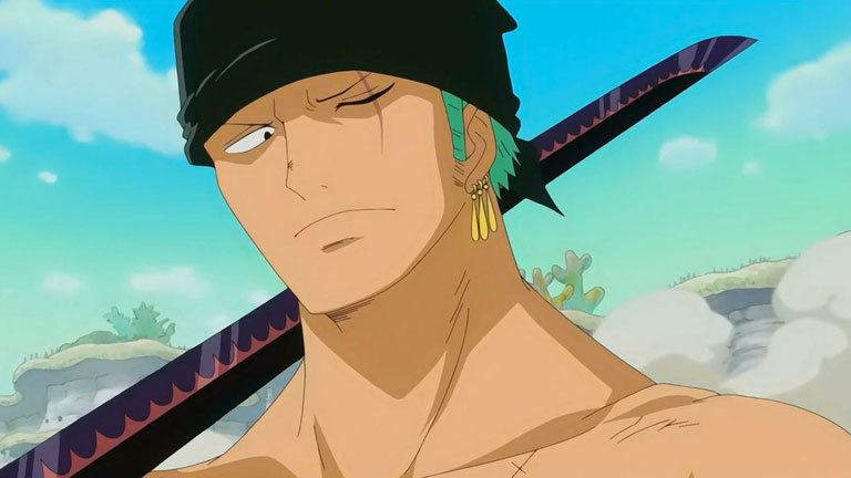 Comment s'appelle le sabre qui a faillit couper le bras de Zoro ?