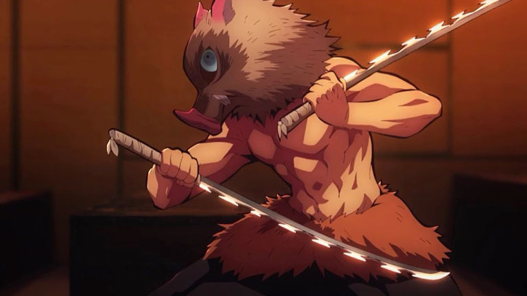 7. Ne survivra pas à Aincrad : Inosuke Hashibira (Kimetsu no Yaiba)