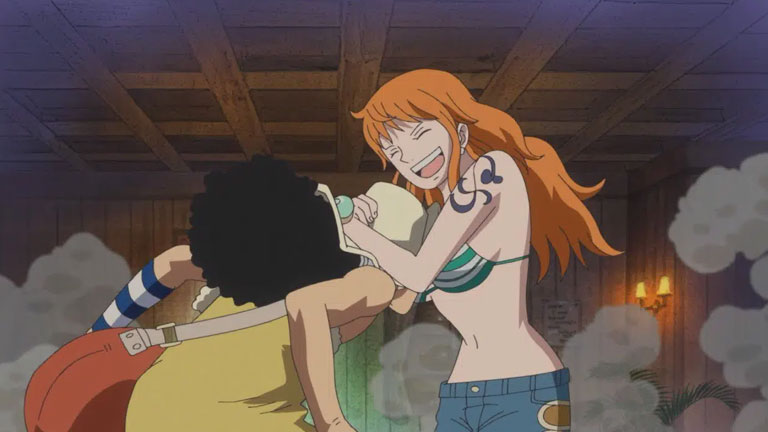 9.&nbsp;Usopp X Nami