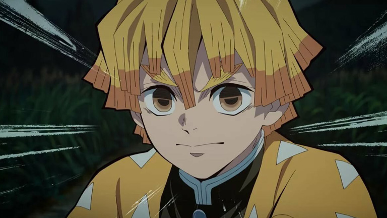 9. Zenitsu Agatsuma (Kimetsu no Yaiba)