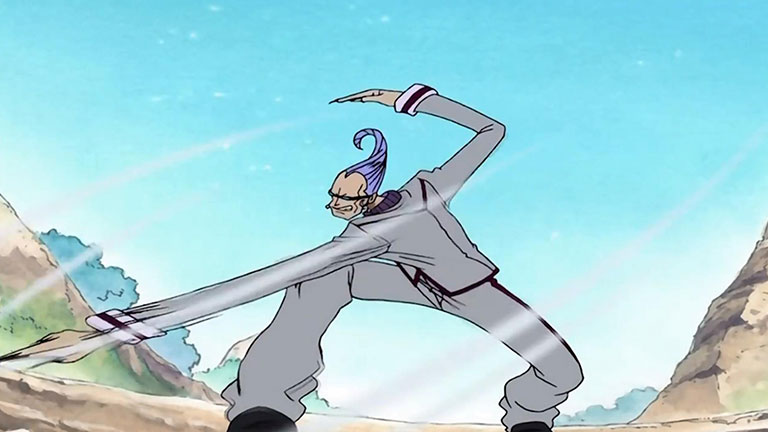 3. Luffy a vaincu Eric et a sauvé une ancienne race de dragons.