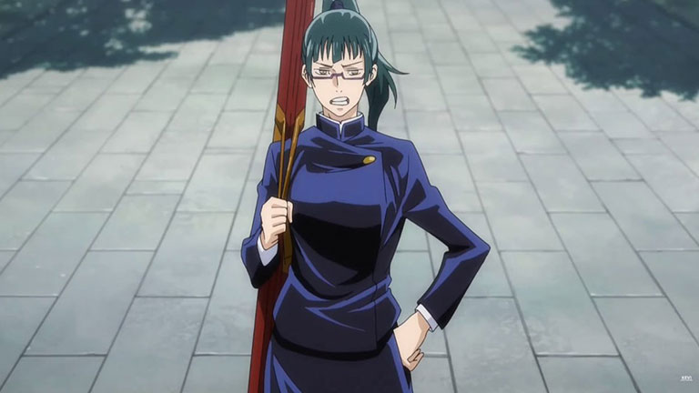 5. Maki Zenin VS Kasumi Miwa, Mai Zenin et Hanami