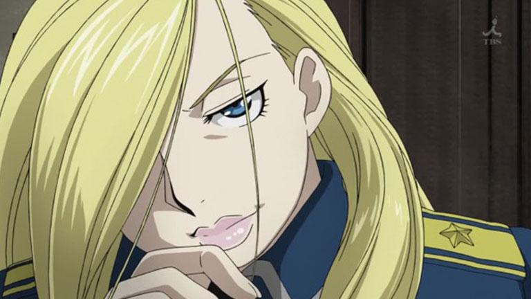 2. Survivrait à Aincrad : Olivia Mira Armstrong (Fullmetal Alchemist : Brotherhood)