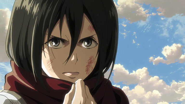 8. Mikasa nie la malédiction d'Ymir.