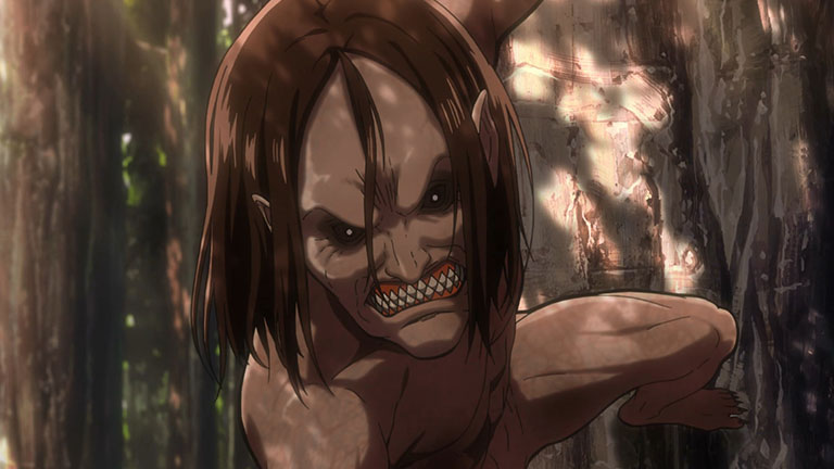 2. Marcel empêche Reiner d'être dévoré par le Titan Ymir.
