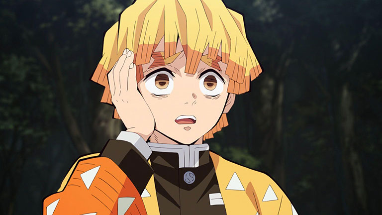 2. Zenitsu est en fait impuissant jusqu'à ce qu'il s'endorme (Demon Slayer : Kimetsu no Yaiba)