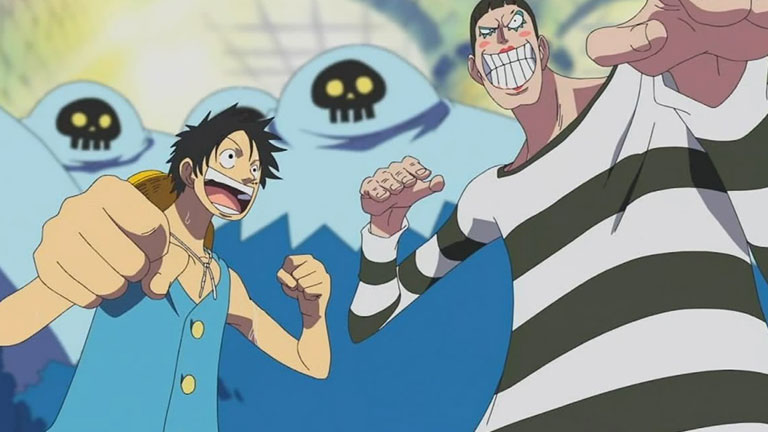 7. L'amitié de Bon Clay et Luffy a fleuri en enfer