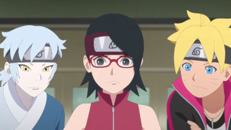 Dans quelle équipe est Boruto, Sarada et Mitsuki ?