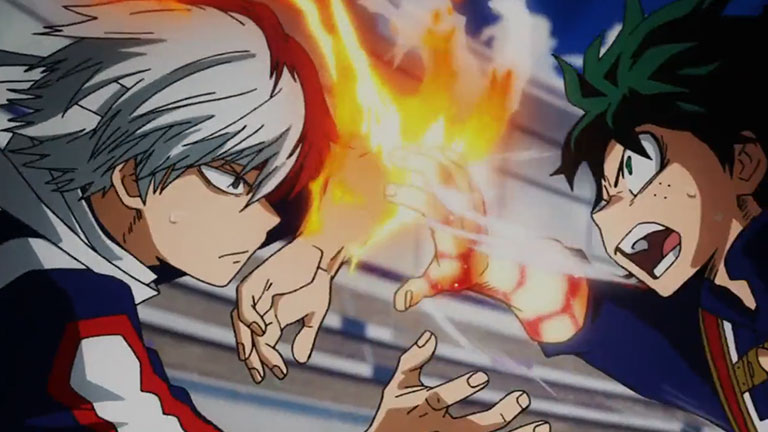 3. Izuku VS Shoto (My Hero Academia)