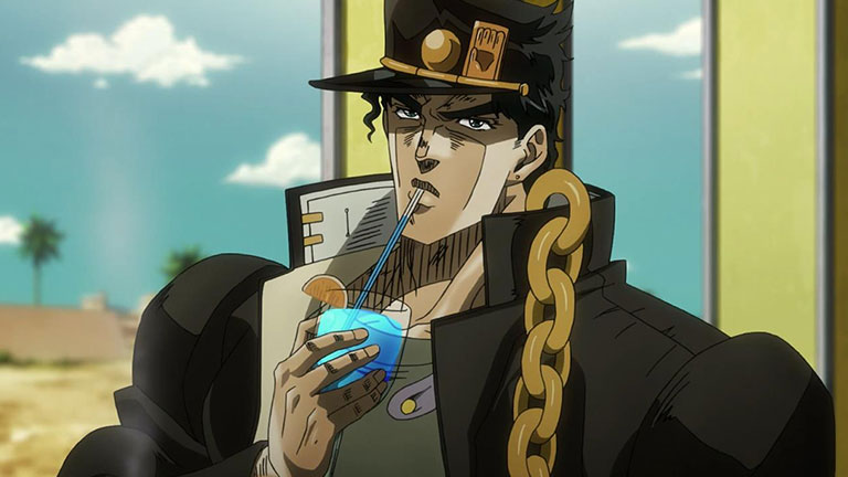 10. Jotaro Kujo (JoJo no Kimyou na Bouken : Diamond wa Kudakenai)<a href="https://jojo.fandom.com/wiki/Jotaro_Kujo?action=edit"></a>