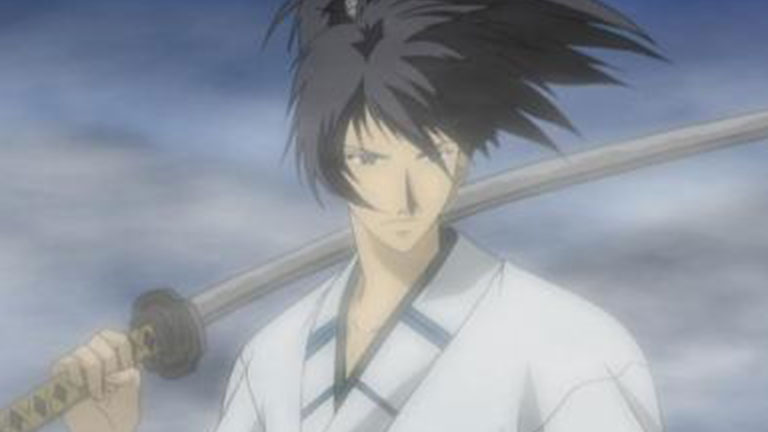 1. Kyoshiro Mibu fait semblant d'être impuissant mais est l'épéiste le plus fort de tous les temps (Samurai Deeper Kyo)