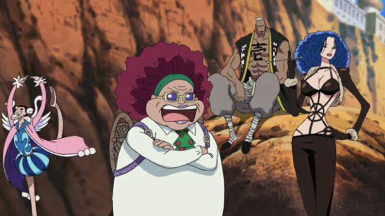 10. Quand Usopp a affronté M.4 à l'extérieur d'Alubarna