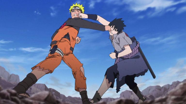 1. Naruto VS Sasuke (Naruto Shippuden)