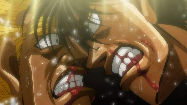 7. Takamura VS Bryan Hawk (Hajime No Ippo: New Challenger)