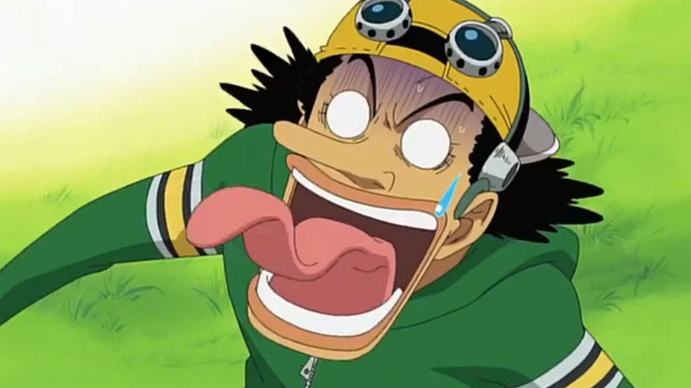 9. Usopp est le premier à abandonner quand une situation tourne mal (One Piece)
