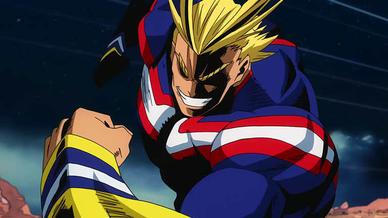 2. Pourquoi All Might se rend-il en Amérique ?