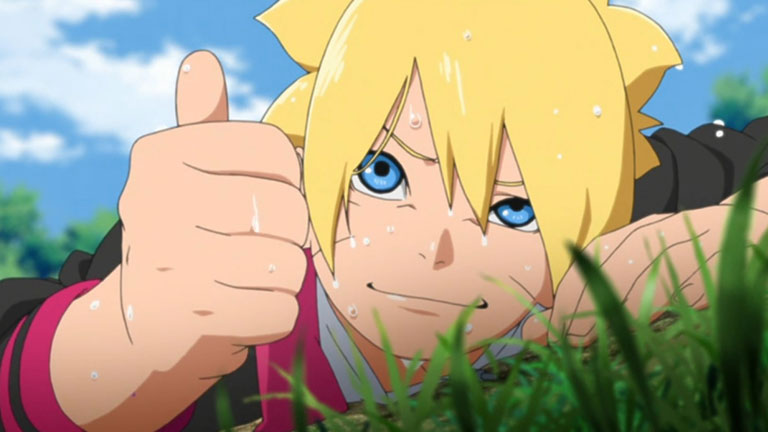 Comment se nomme le héros préféré de Boruto Uzumaki ?