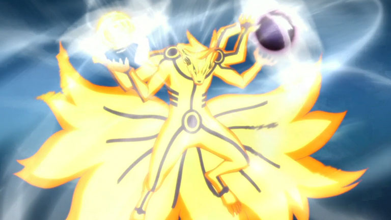 5. Il aurait pu gagner : sa balle de Démon à Queues Rasenshuriken apporte une destruction massive.