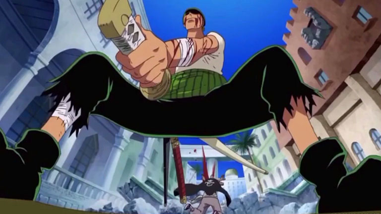 9. Quand Roronoa Zoro a réussi à survivre à son combat contre Daz Bonez