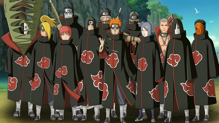 5. L'Akatsuki (Naruto)