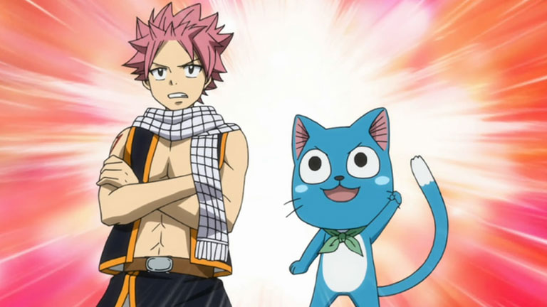 2. Natsu Dragneel et Happy sont plus que des amis, ils sont une famille.