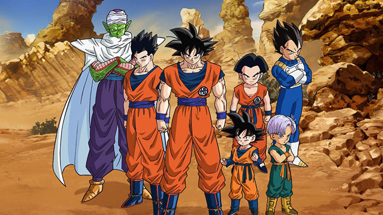 1. Les Z Fighters (Dragon Ball)