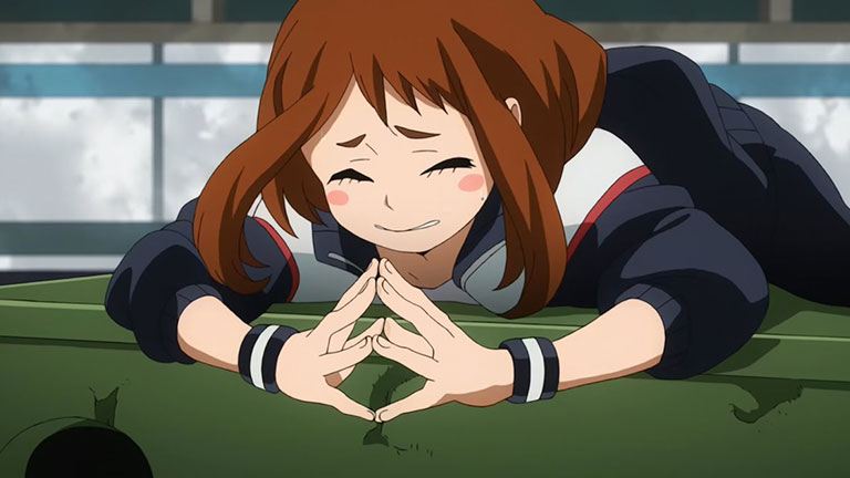 9. Ochaco utilise Gravité Zero d'une manière mignonne, mais très dangereuse.