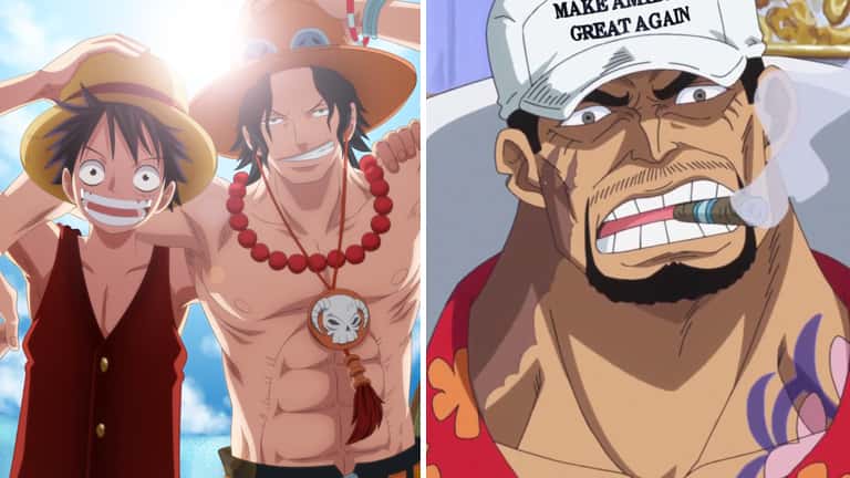 6. Ace et Luffy contre Akainu