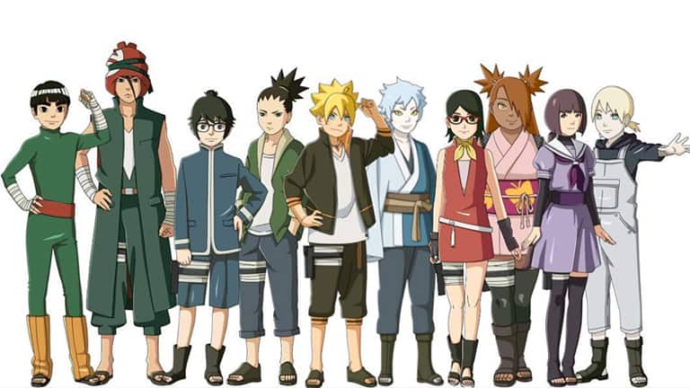 2. Boruto a un nouveau casting de Ninja comme le 11 de Konoha