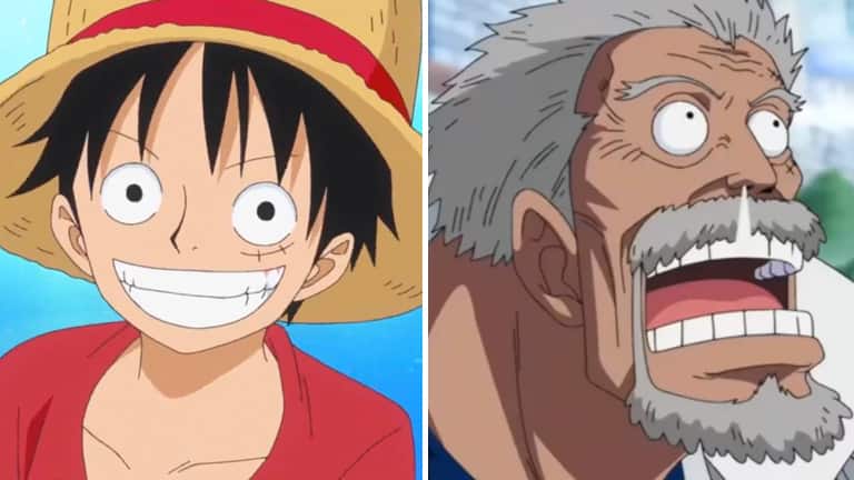 9. Luffy contre Garp