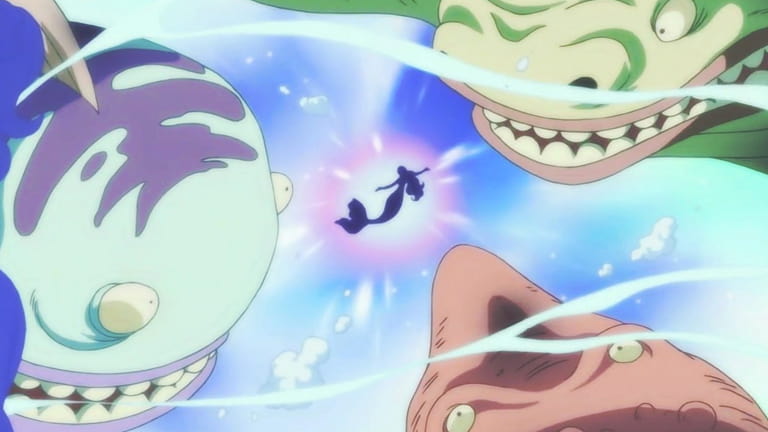 9. Poséidon devait sauver les habitants de l'île des hommes-poissons