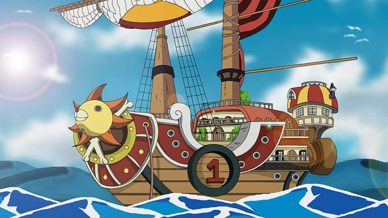 7. Franky a modelé le Thousand Sunny d'après Pluton