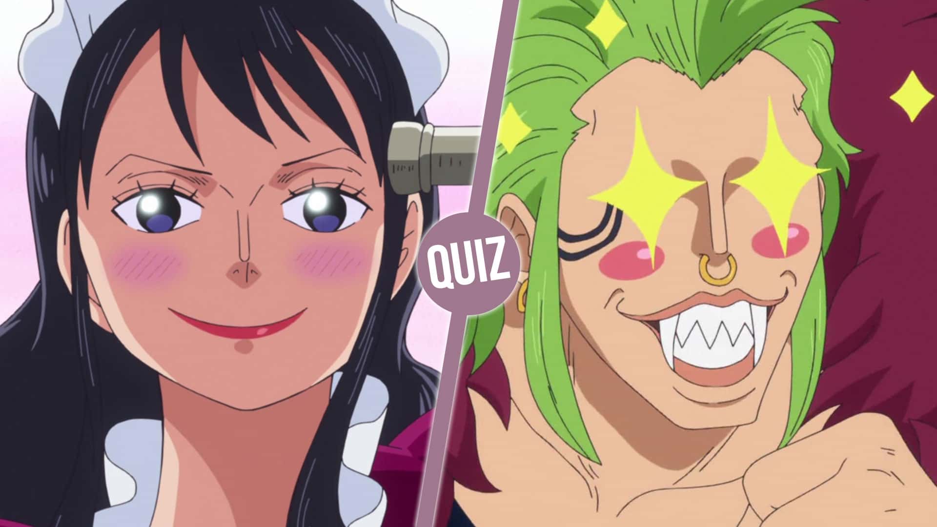 Sauras-tu nommer ces personnages de One Piece avec une seule image ?