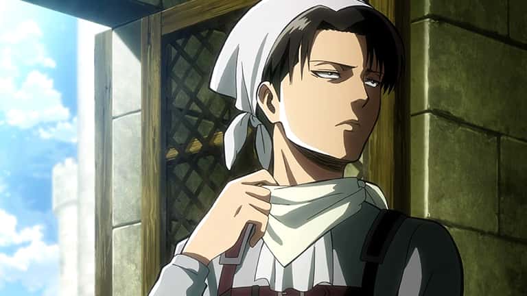 9. Le besoin de propreté de Levi a montré une autre facette de sa personnalité