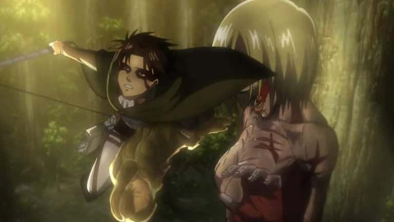 8. Levi a laissé les fans sur le bord de leur siège quand il a dit à Eren de faire un choix.