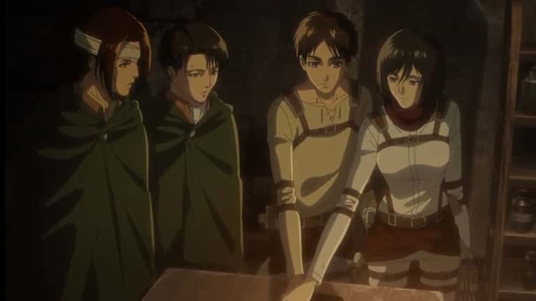 2. La décision de Levi de défoncer la porte du sous-sol était un moment mémorable