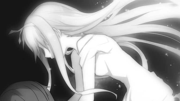 8. Apparaître sous la forme d'un esprit pour aider Kirito à soigner Eugeo