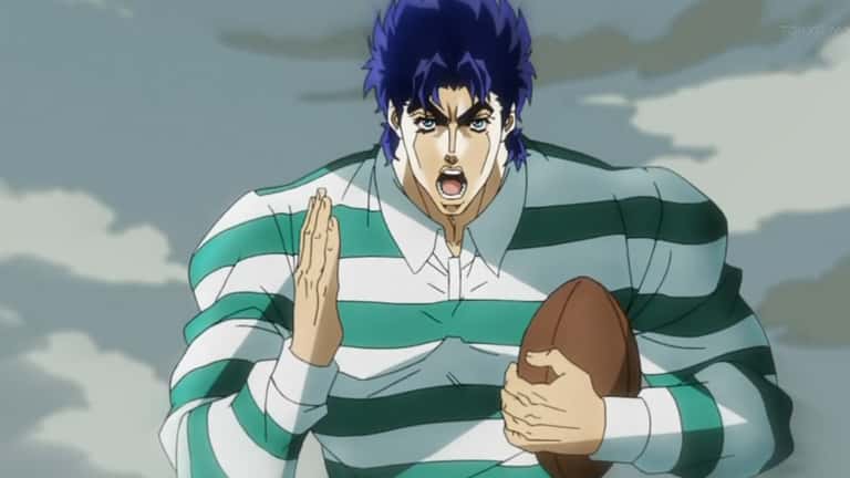 Combien de personnes sont nécessaires pour empêcher Jonathan de marquer des points lors du match de rugby qu'il joue à l'université ?