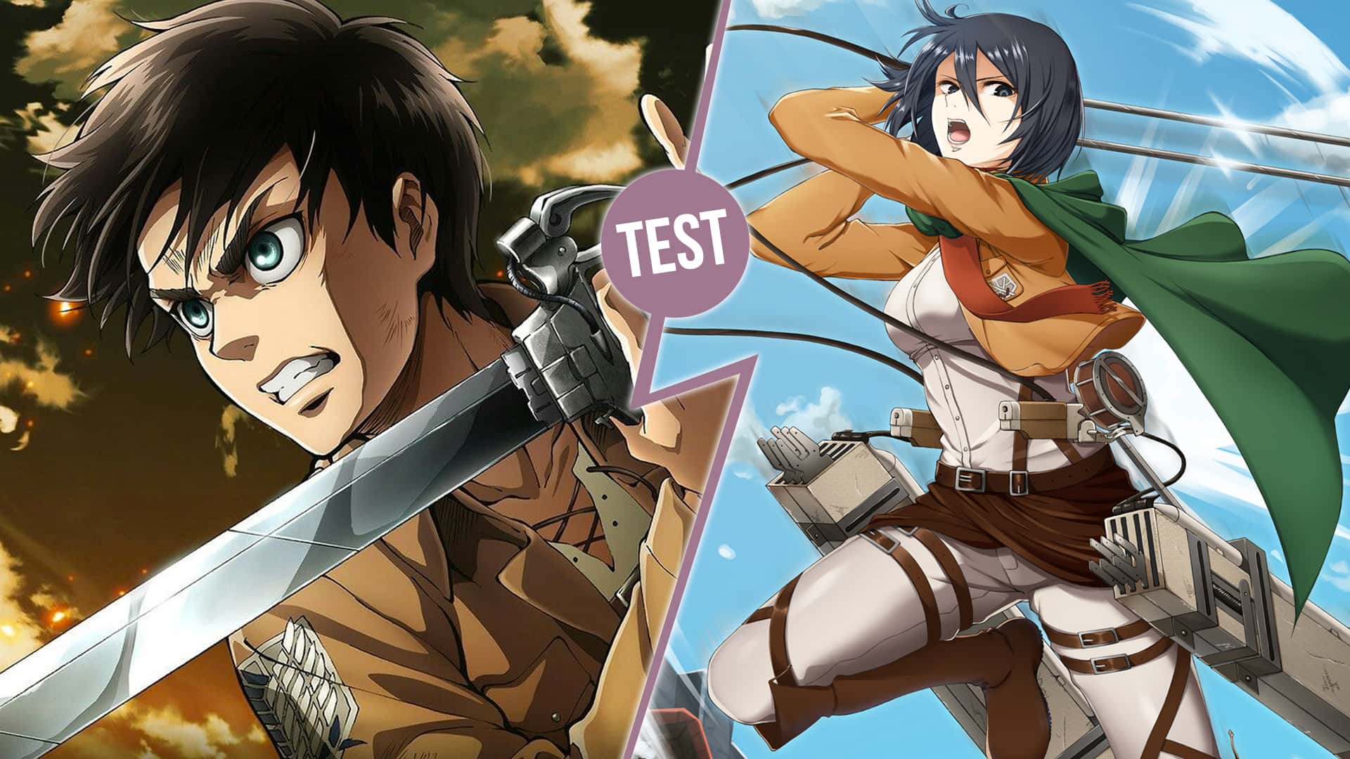 Quel personnage de L'Attaque des Titans reflète ton caractère ?