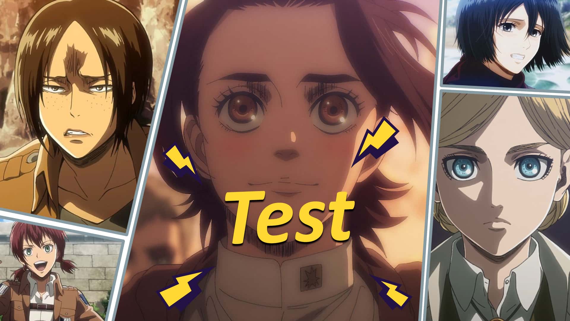 Qui Je Suis Dans Snk Test : Qui serait ta copine dans L'Attaque des Titans ? | OtakuFR